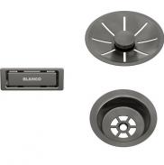 Набір декоративних елементів Blanco C-overflow та InFino® satin dark steel 206900
