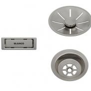 Набір декоративних елементів Blanco C-overflow та InFino® satin platinum 207406